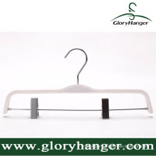 White Plywood Hanger with Trousers Rack